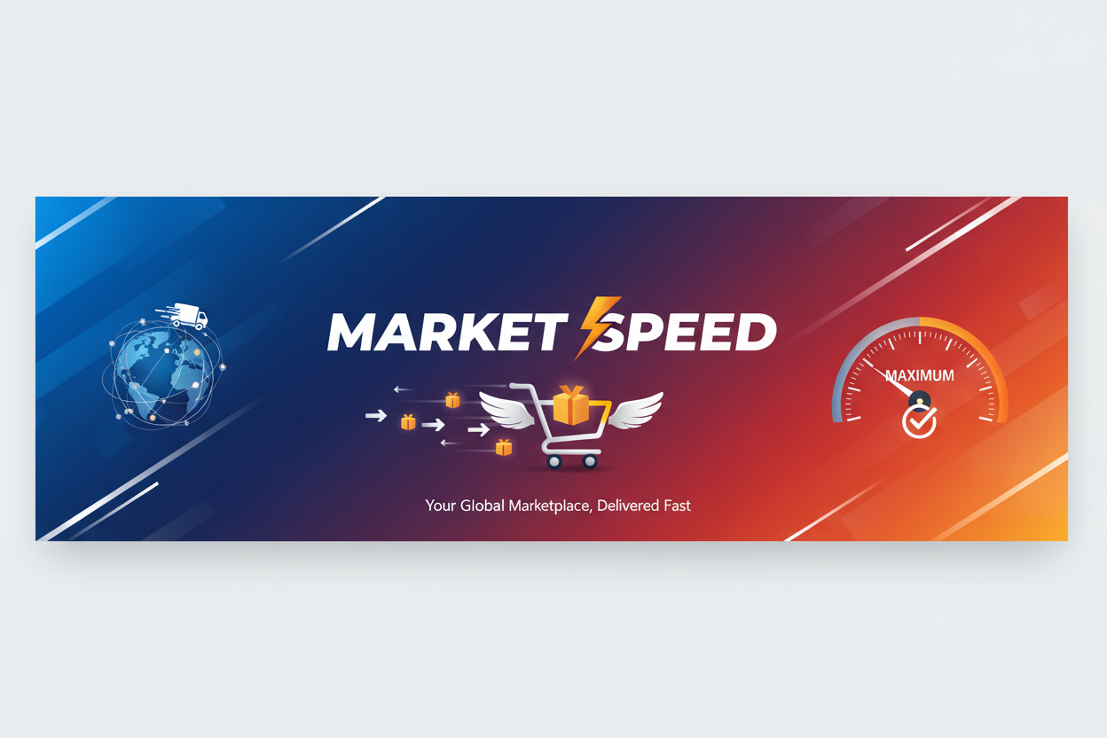 banner para tienda llamada market speed